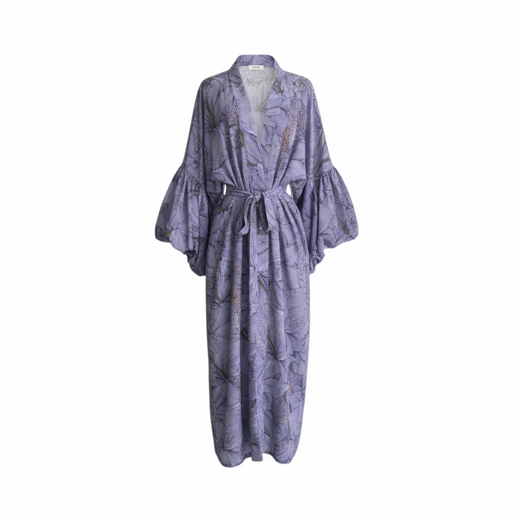 Hibiscus Sheer Wilted Sleeve Robe – Fe Noel Hibiscus Sheer Wilted Sleeve Robe – Fe Noel