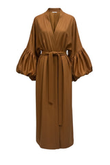 Cashmere Wool Wilted Sleeve Robe