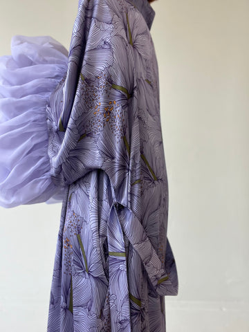 Hibiscus Wilted Sleeve Robe (Made to Order)