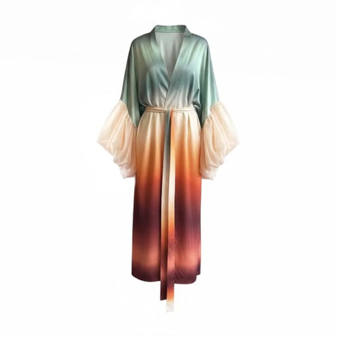 Spice Gradient Wilted Sleeve Robe (Preorder 2/17/26)