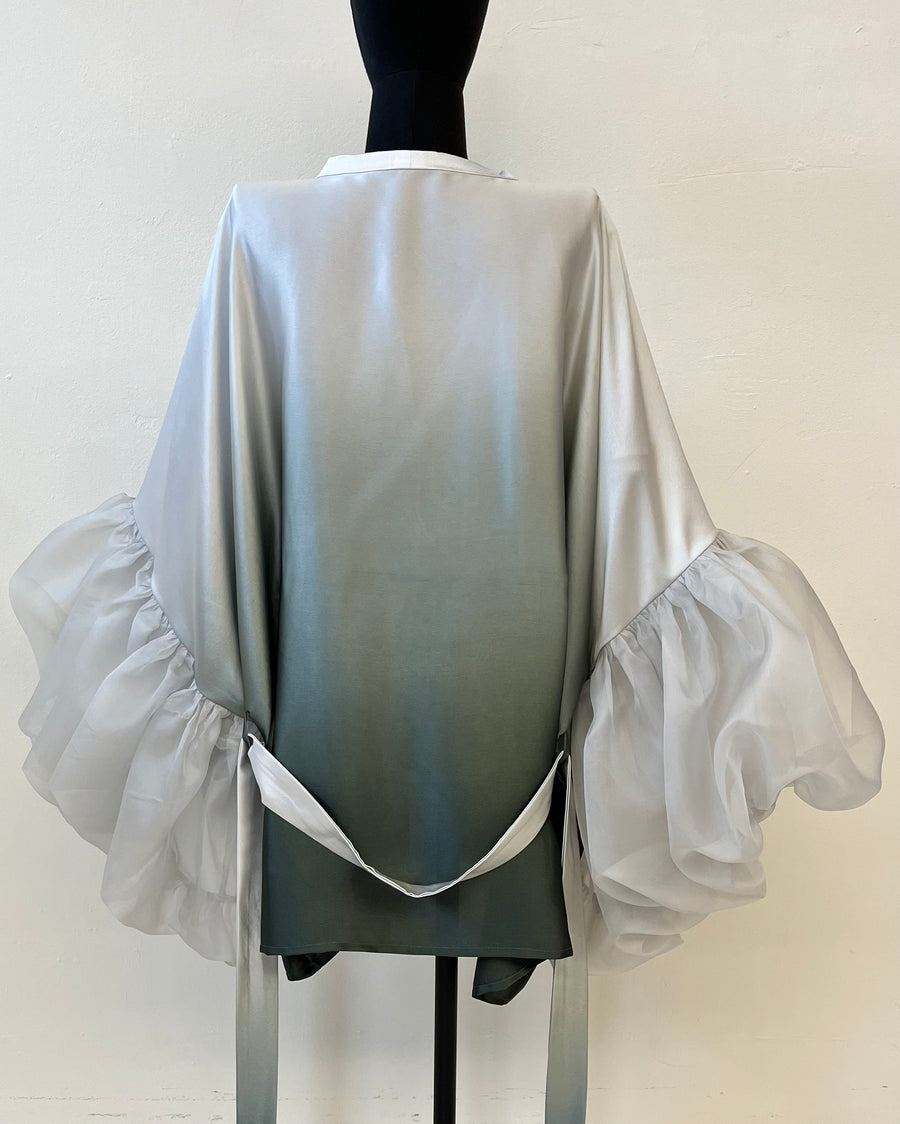 Aura Wilted Sleeve Kimono
