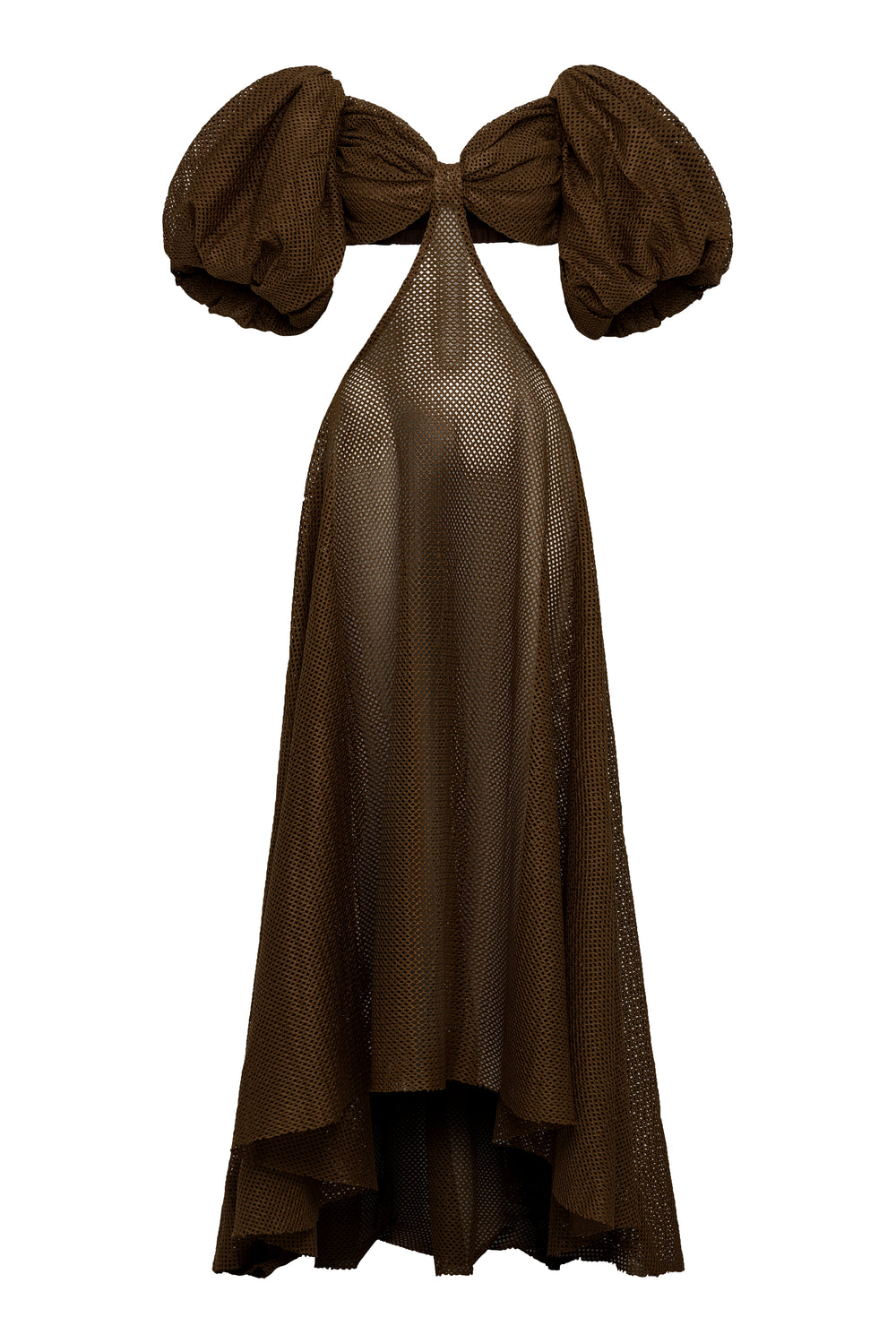 Zoe Puff Sleeve Mesh Dress