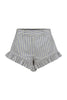 Navy & Bone Stripe Maxine Peek A Boo Beach Short