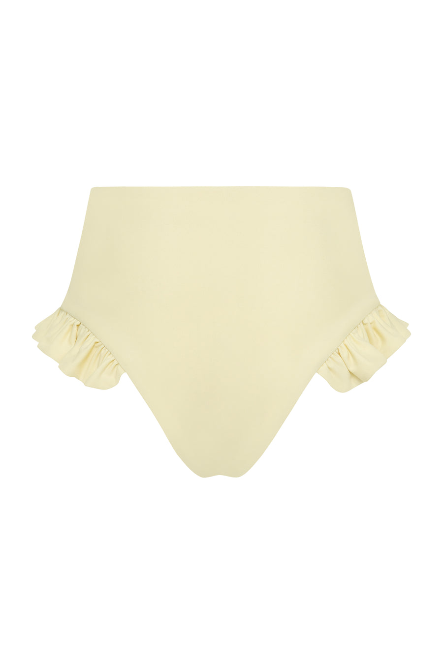 Bone Ruffle Fin Two Piece Swim Set
