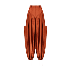 Fiery Orange Cargo Panty Pant (MADE TO ORDER)