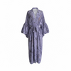 Hibiscus Sheer Wilted Sleeve Robe