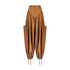Khaki Cargo Panty Pant