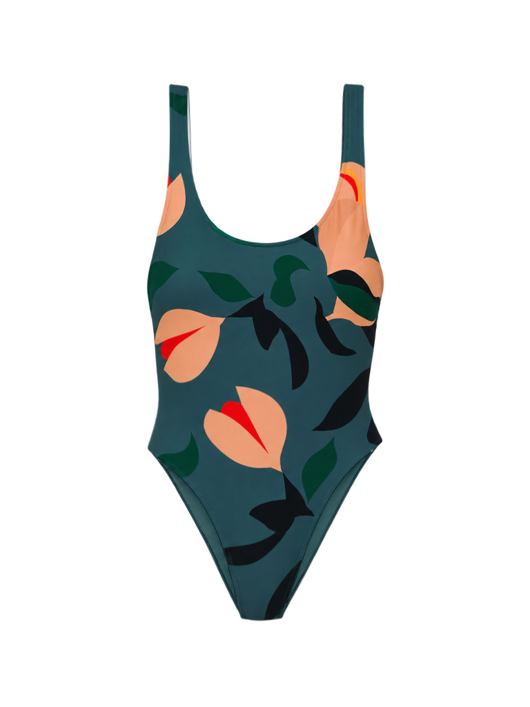 Sea Glass Blue Nutmeg Classic Swim