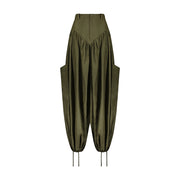 Army Green Cargo Panty Pant