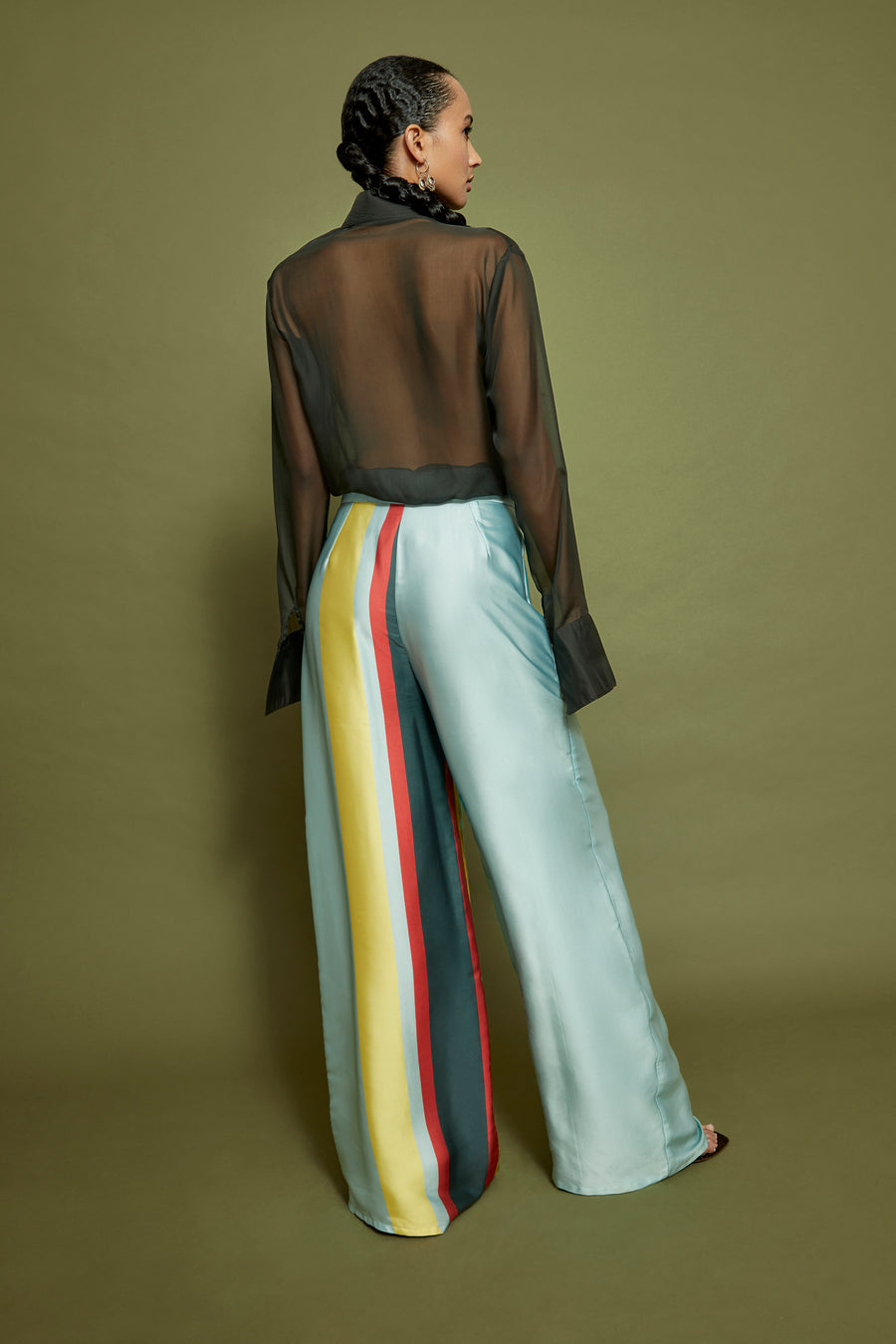 Techno Cotton Rainbow Trousers in Multi – SVRN