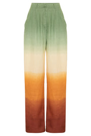 Spice Gradient Rooted Slouched Pant