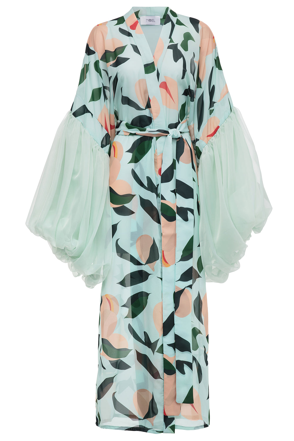 Nutmeg Caribbean Mint Long Robe (Pre Order 9/18/26)