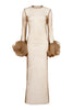 Lola Netted Dress Nude