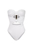 White Double Bow Swimsuit